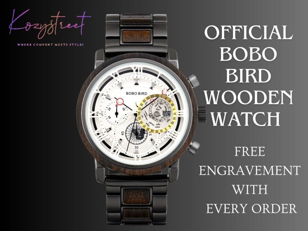 Kozystreet wooden watch