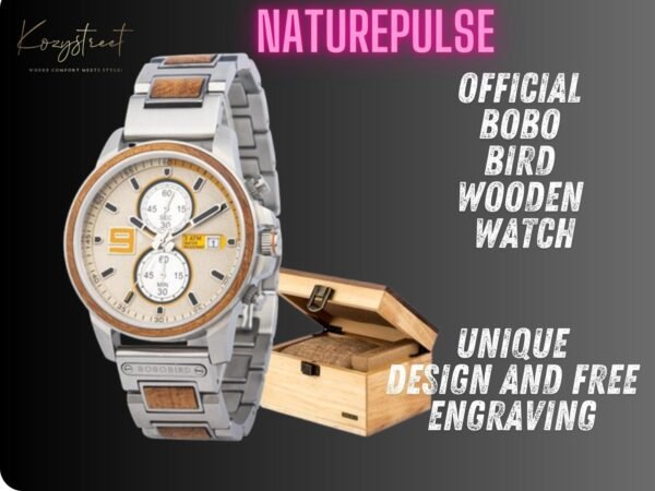 Personalized Wooden Watch for Groomsmen - Engraved Wedding Gift
