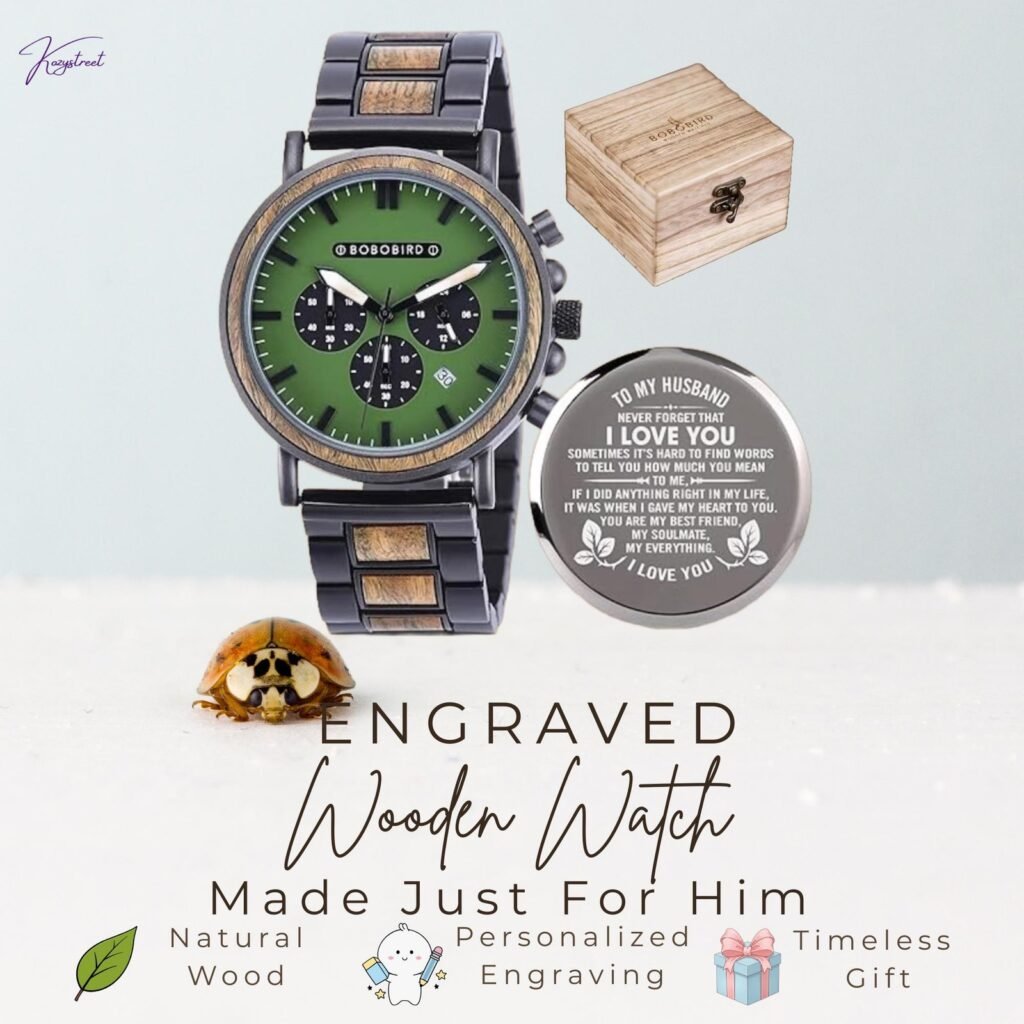 Kozystreet wooden watch