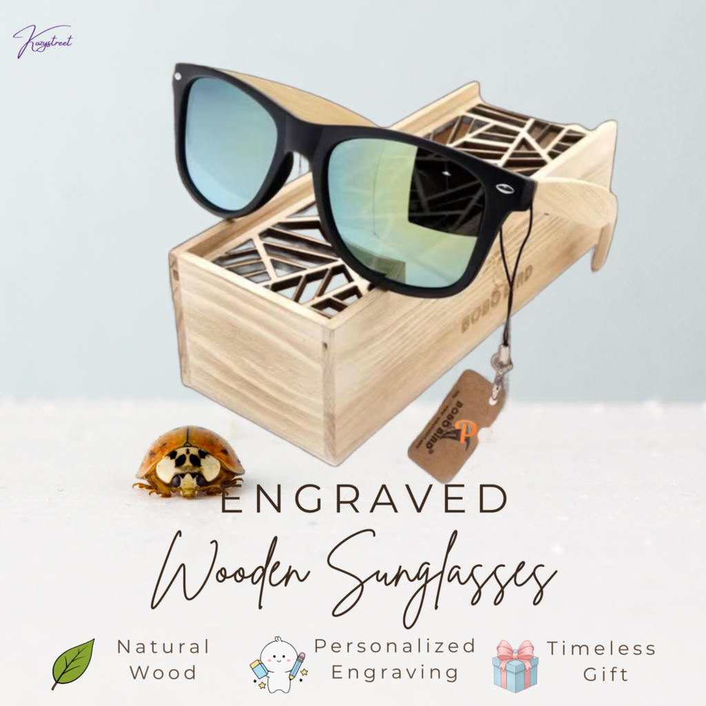 Kozystreet wooden sunglasses